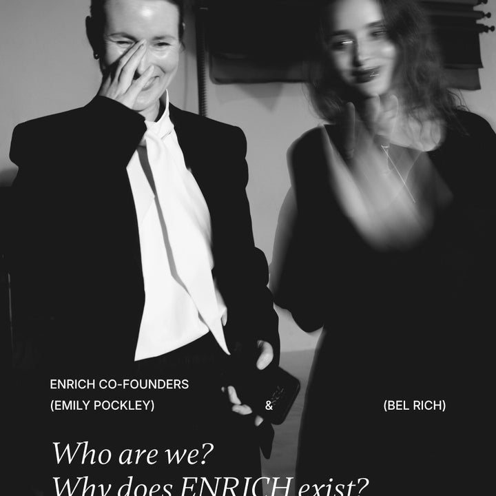 Meet the ENRICH co-founders, Emily Pockley and Bel Rich